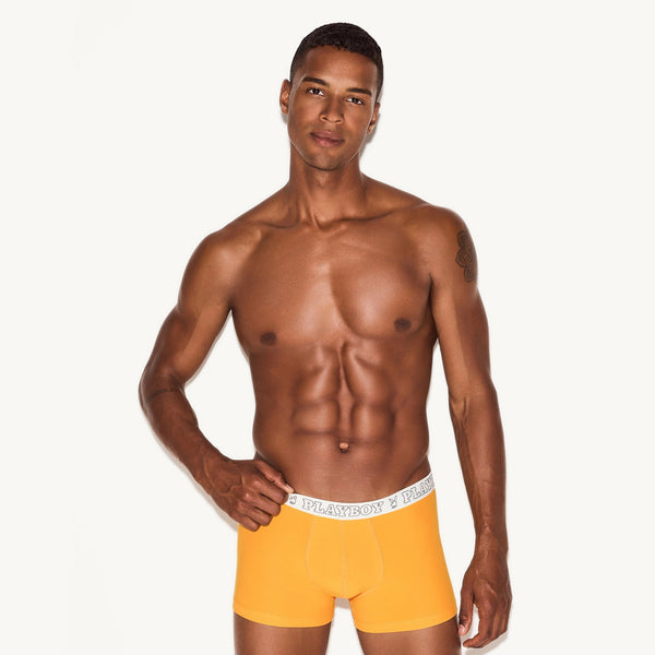 playboy Men's Essentials Modal Trunk Men's - Underwear Orange