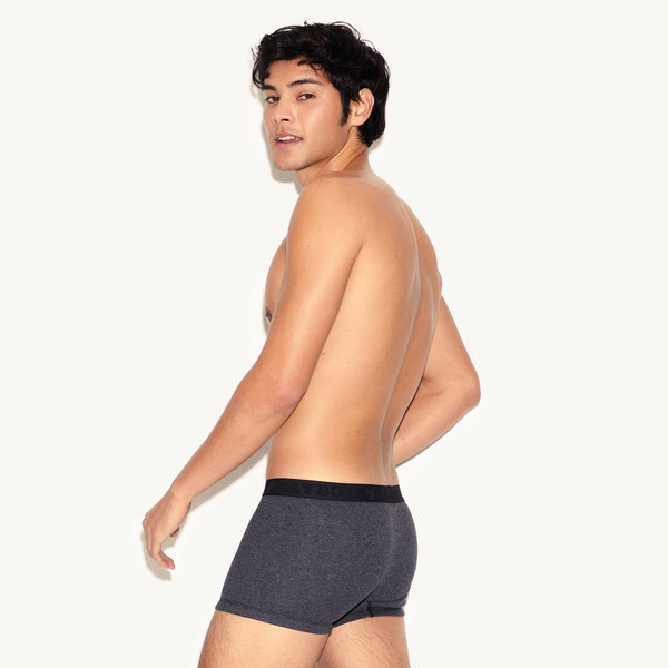 Playboy Men's Essentials Rib Trunk Men's - Underwear Storm