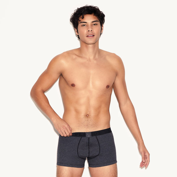 playboy Men's Essentials Rib Trunk Men's - Underwear Storm