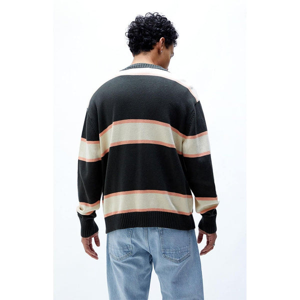 Playboy Men's Peek-A-Boo Cardigan Men's - Cardigan Black