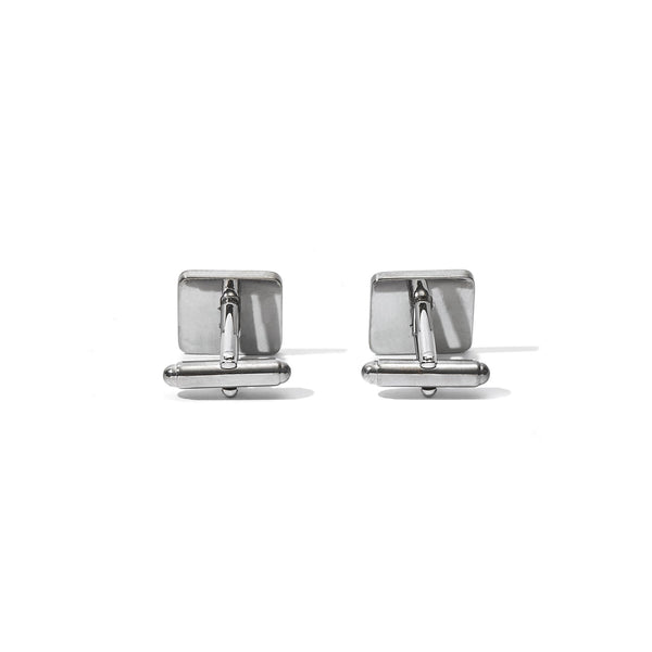 Playboy Men's Rabbit Head Cufflinks Silver Accessories - Jewelry