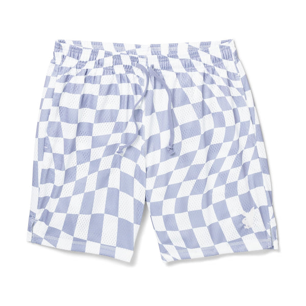 playboy Men's Wavy Checker Basketball Shorts Men's - Shorts SMALL