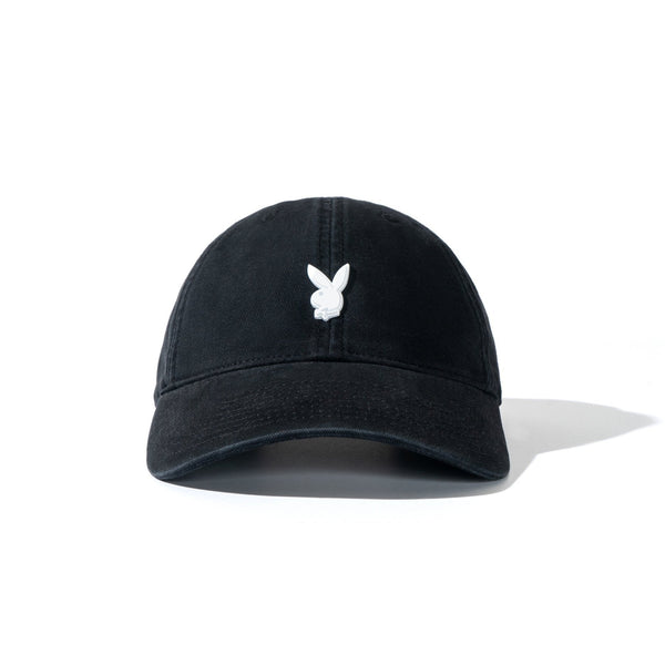 Playboy Metal Rabbit Head Pin Dad Hat Accessories - Hat Black