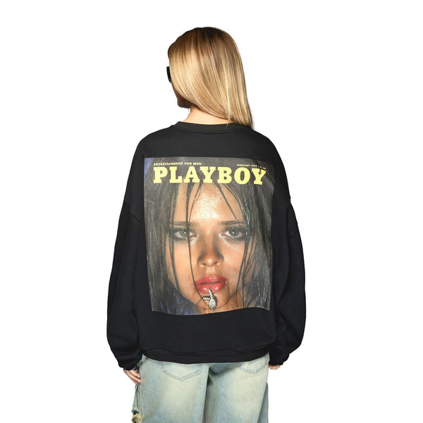 Playboy Missguided - Feb 1977 Cover Sweatshirt Women's - Sweatshirts Small