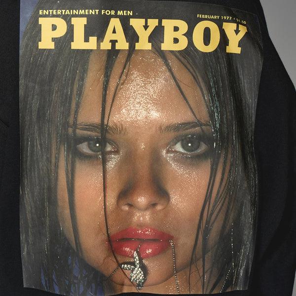 Playboy Missguided - Feb 1977 Cover Sweatshirt Women's - Sweatshirts Small