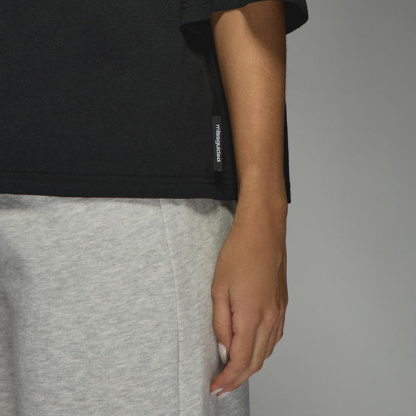 Playboy Missguided - Oct 2014 Cover Oversized Boxy Tee Women's - T-Shirts Small