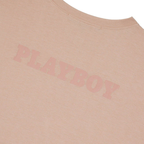 Playboy Missguided - Women's Oversized Logo T-Shirt Women's - T-Shirts Blush