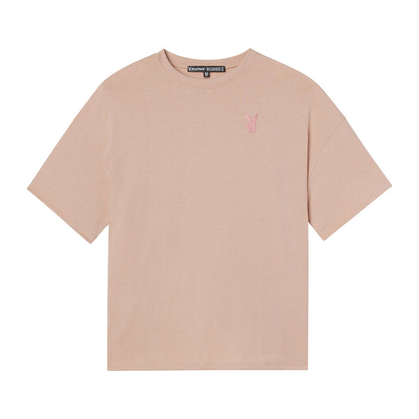 playboy Missguided - Women's Oversized Logo T-Shirt Women's - T-Shirts Blush