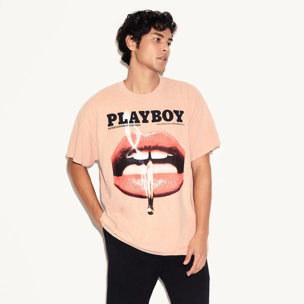 playboy November 2013 Cover T-Shirt Men's - T-Shirts Tan