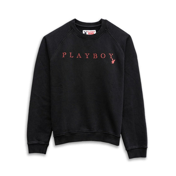 playboy PB Deck Sweatshirt Men's - Sweatshirts Vintage Black