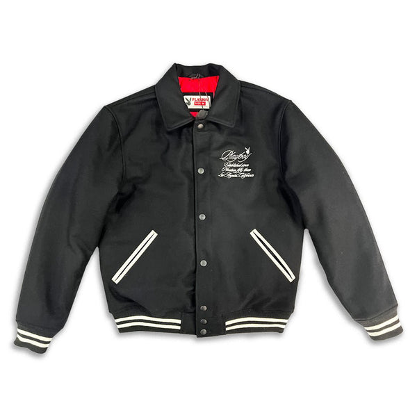 playboy PB EST. LA Varsity Jacket Men's - Jackets Black