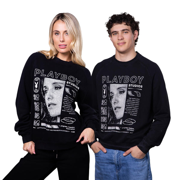 Playboy PB Freedom Sweatshirt Men's - Sweatshirts White