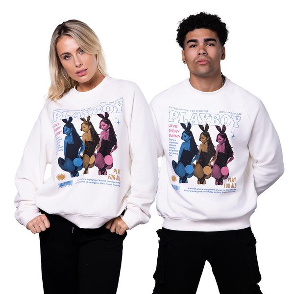 Playboy PB Triplets Sweatshirt Men's - Sweatshirts White