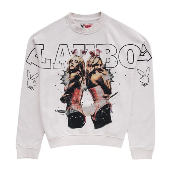 Playboy PB Twins Sweatshirt Men's - Sweatshirts Vintage Black