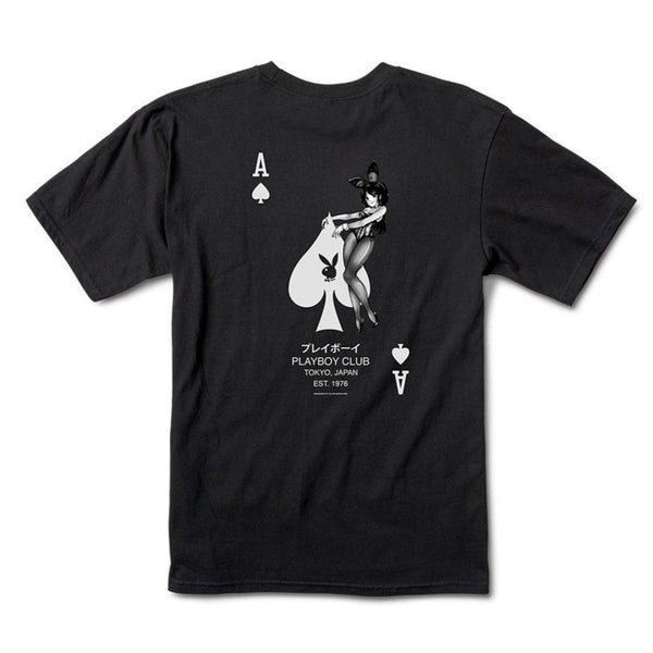 playboy Ace of Spades T-Shirt Men's - T-Shirts Black