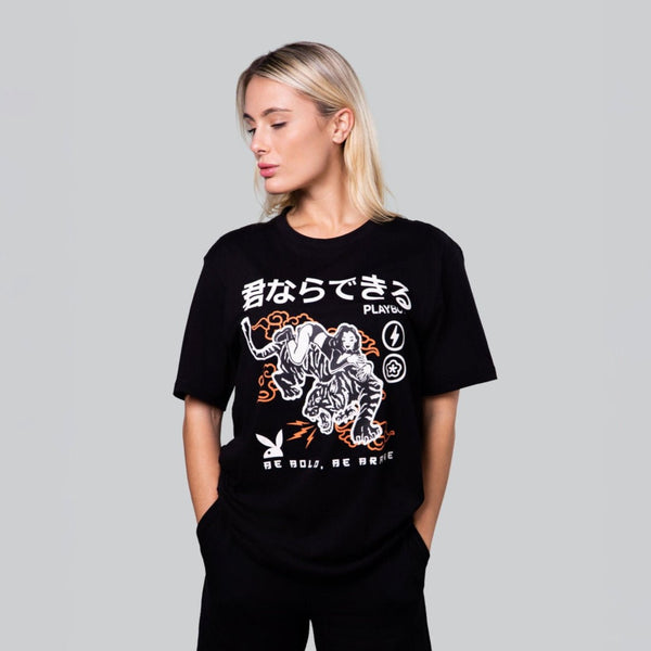 Playboy BE BRAVE TEE Men's - T-Shirts White
