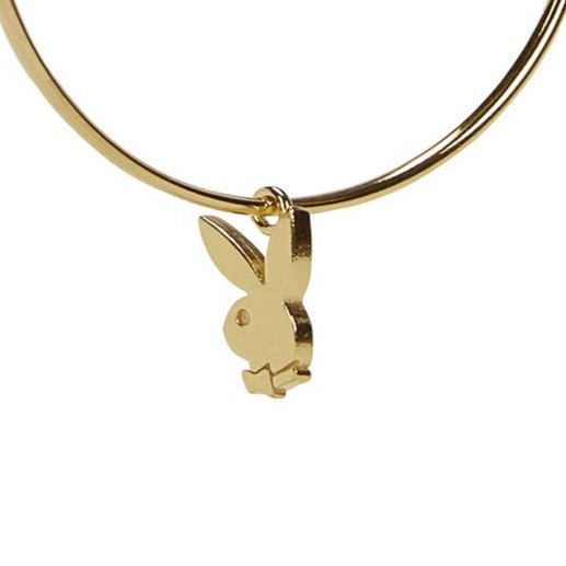Playboy Bunny Hoops Accessories - Jewelry Gold