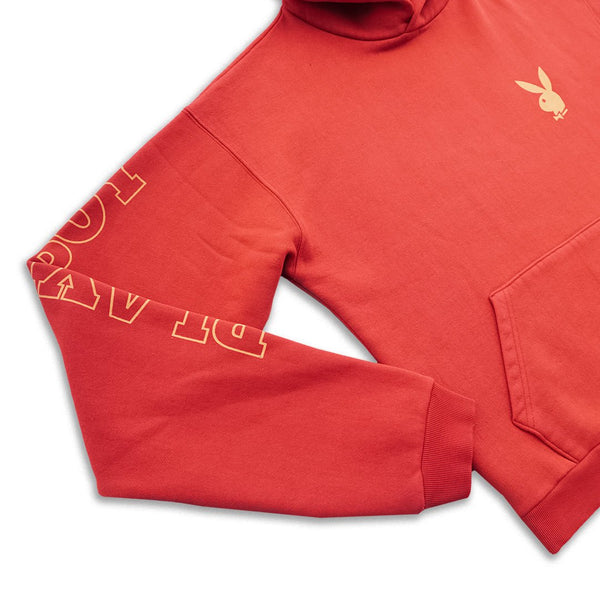 Playboy Playboy Bunny Logo Hoodie Men's - Hoodies Red