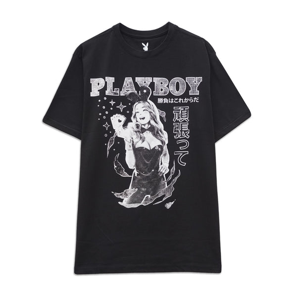 playboy Bunny Luck Tee Men's - T-Shirts Black