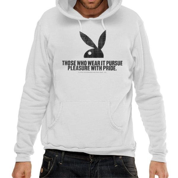 Playboy Bunny Pursue Hoodie Men's - Hoodies Black