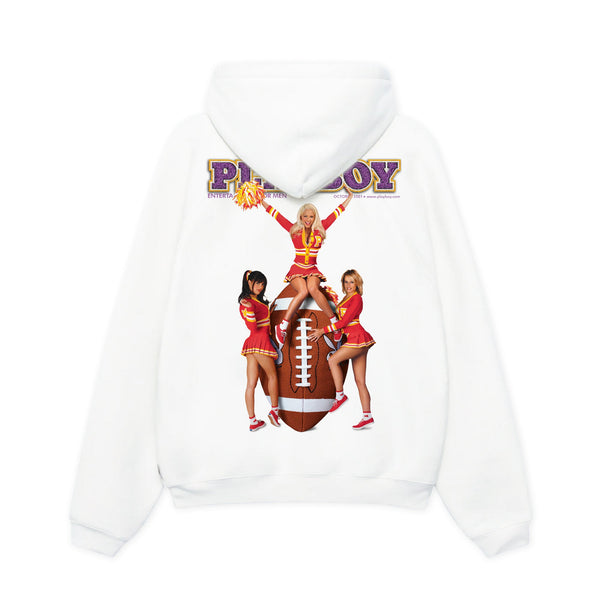Playboy Cheer Hoodie Men's - Hoodies White