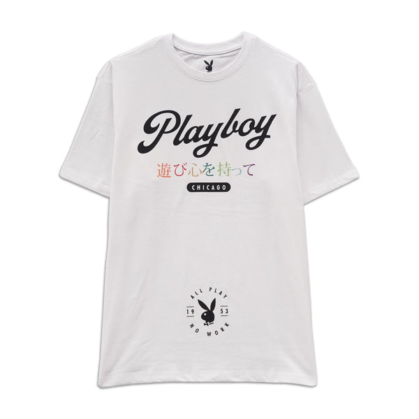Playboy Chicago PB Tee Men's - T-Shirts Black