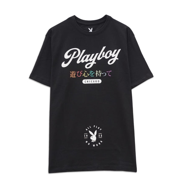 playboy Chicago PB Tee Men's - T-Shirts Black