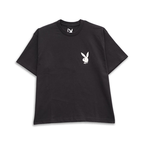 Playboy Equestrian Boxy Tee Men's - T-Shirts Black