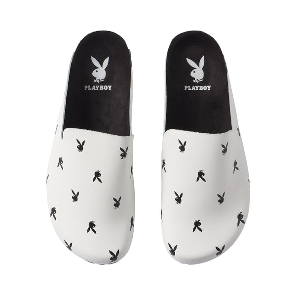 Playboy Leather Slides Women's - Shoes White