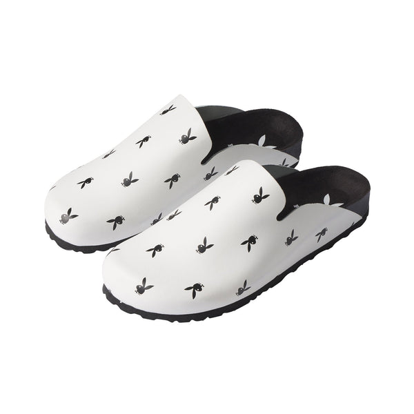 playboy Leather Slides Women's - Shoes White