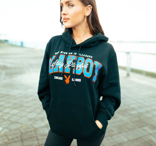 Playboy Letterman Hoodie Men's - Hoodies White