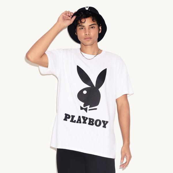 Playboy Logo T-Shirt Men's - T-Shirts Black