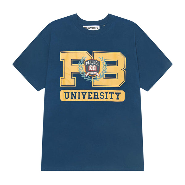 playboy Men's Campus T-Shirt Men's - T-Shirts Navy