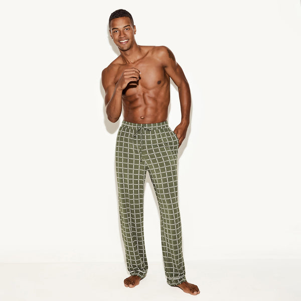 Playboy Playboy Men's Classic Sleep Set Men's - Pajamas Green Logo