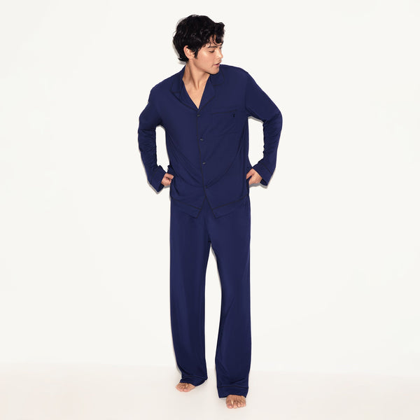 Playboy Men's Classic Sleep Set Men's - Pajamas Navy