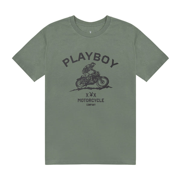 Playboy Playboy Motorcycle Company T-Shirt Men's - T-Shirts Black