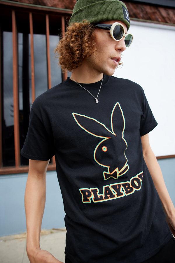 Playboy Playboy Outline Graphic T-Shirt Men's - T-Shirts SMALL