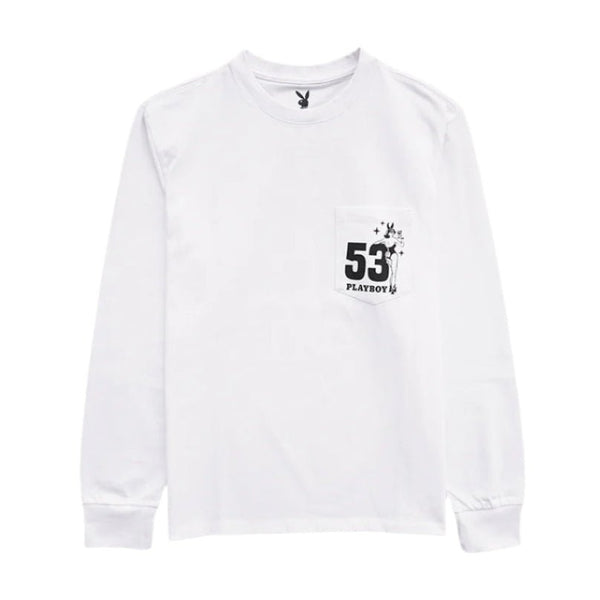 playboy PB 53 L/S Tee Men's - T-Shirts White