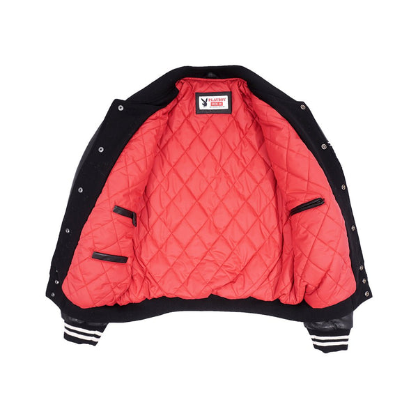 Playboy PB. 53 Premium Varsity Men's - Jackets Black