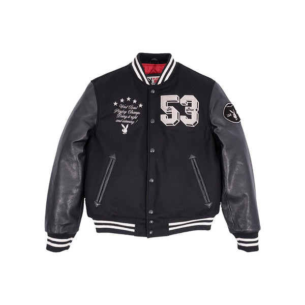playboy PB. 53 Premium Varsity Men's - Jackets Black