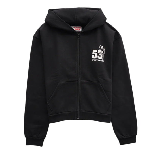 Playboy PB 53 Zip Up Hoodie Men's - Hoodies White