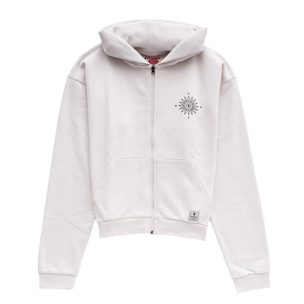 playboy PB Compass Zip Hoodie Men's - Hoodies White