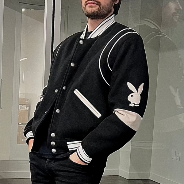 Playboy PB Gemini Men's - Jackets Black/White