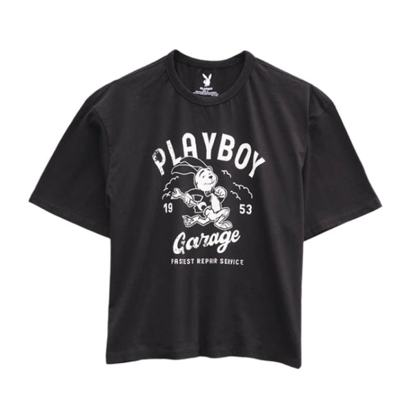 Playboy PB Repairs Boxy Tee Men's - T-Shirts White