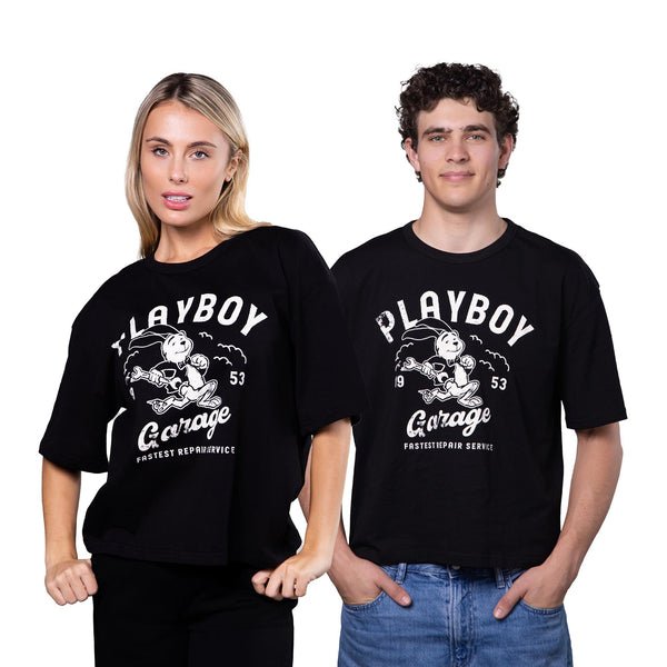 Playboy PB Repairs Boxy Tee Men's - T-Shirts White