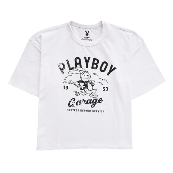playboy PB Repairs Boxy Tee Men's - T-Shirts White