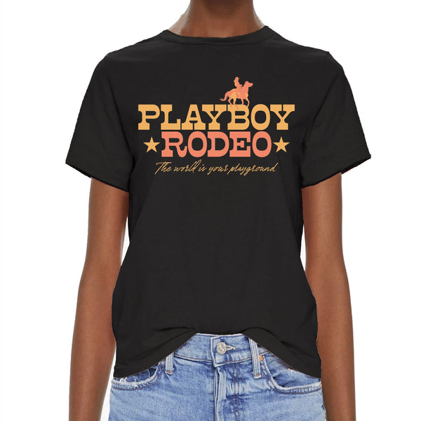 Playboy PB Rodeo Tee W. Women's - T-Shirts White