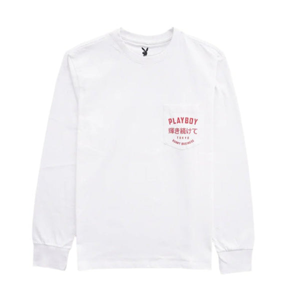 Playboy PB Tokyo L/S Tee Men's - T-Shirts Black