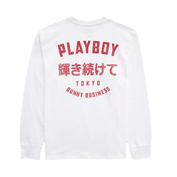 Playboy PB Tokyo L/S Tee Men's - T-Shirts Black