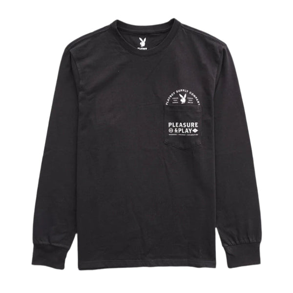 Playboy Play PB L/S Tee Men's - T-Shirts White